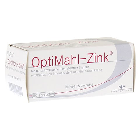 OPTIMAHL Zink 15 mg Tabletten 50 Stück