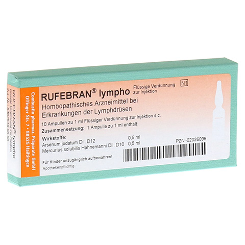 RUFEBRAN lympho Ampullen 10 Stck N1