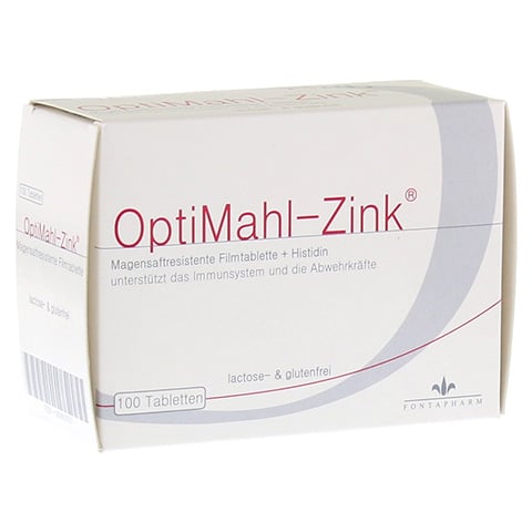 OPTIMAHL Zink 15 mg Tabletten 100 Stück