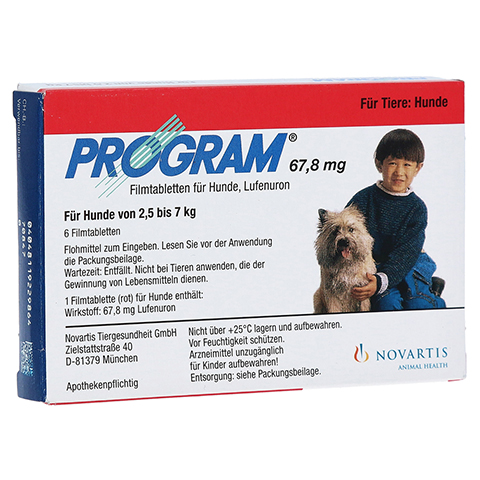 PROGRAM 67,8 mg 2,5-7 kg Tabl.f.Hunde 6 Stck