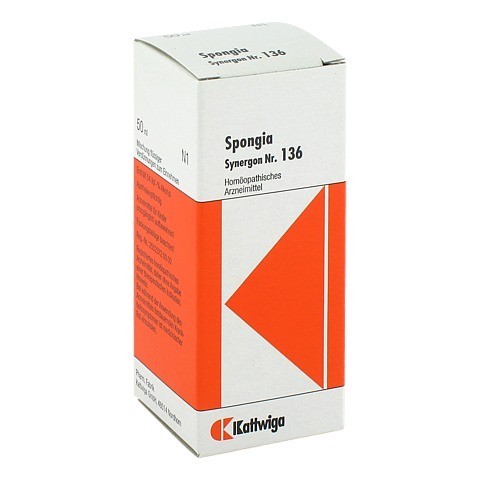 SYNERGON KOMPLEX 136 Spongia Tropfen 50 Milliliter N1