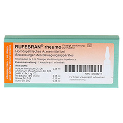 RUFEBRAN rheumo Ampullen 10 Stck N1 - Vorderseite