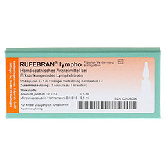 RUFEBRAN lympho Ampullen 10 Stck N1 - Vorderseite
