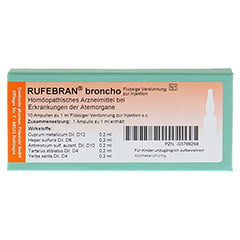 RUFEBRAN broncho Ampullen 10 Stück N1 - Vorderseite