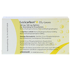 Lecicarbon E CO2-Laxans für Erwachsene 30 Stück N3 - Rückseite