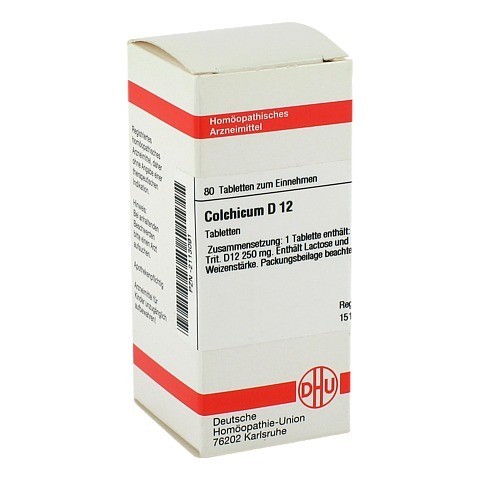 COLCHICUM D 12 Tabletten 80 Stück N1