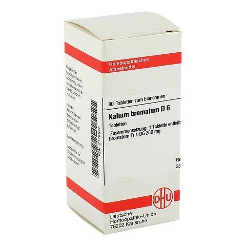 KALIUM BROMATUM D 6 Tabletten 80 Stck N1