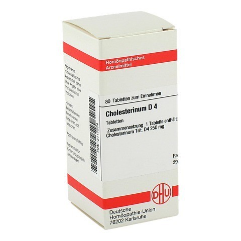 CHOLESTERINUM D 4 Tabletten 80 Stck N1