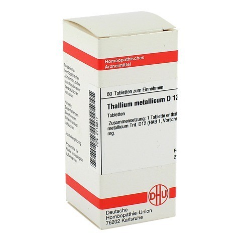 THALLIUM METALLICUM D 12 Tabletten 80 Stck N1