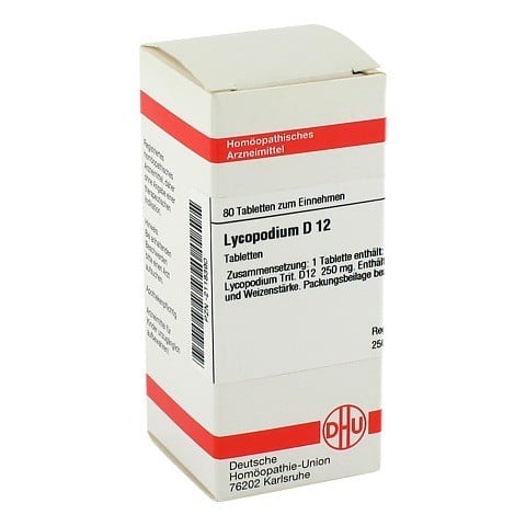 LYCOPODIUM D 12 Tabletten 80 Stück N1