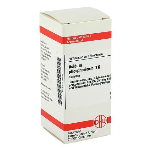 ACIDUM PHOSPHORICUM D 6 Tabletten 80 Stück N1
