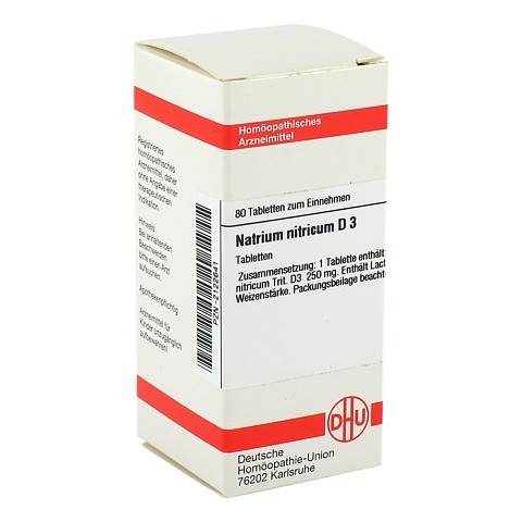 NATRIUM NITRICUM D 3 Tabletten 80 Stck N1