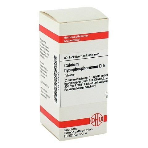CALCIUM HYPOPHOSPHOROSUM D 6 Tabletten 80 Stck N1