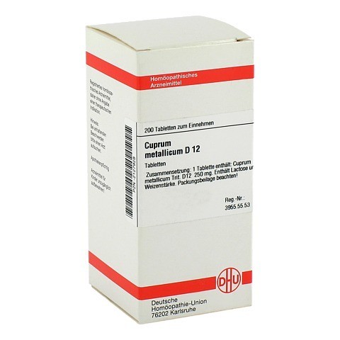CUPRUM METALLICUM D 12 Tabletten 200 Stck N2