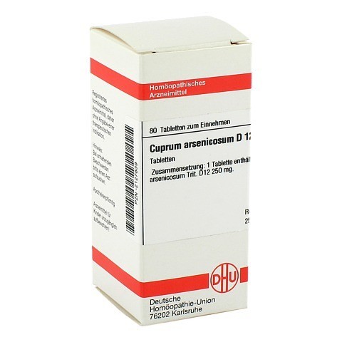CUPRUM ARSENICOSUM D 12 Tabletten 80 Stck N1