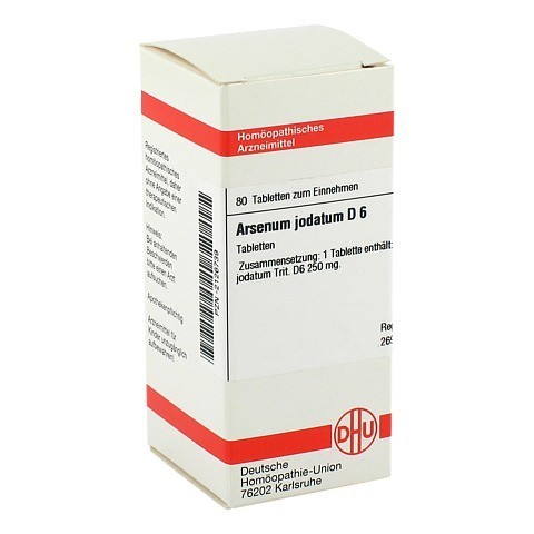 ARSENUM JODATUM D 6 Tabletten 80 Stck N1