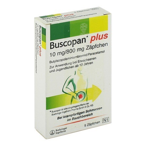 BUSCOPAN plus Suppositorien 5 Stck