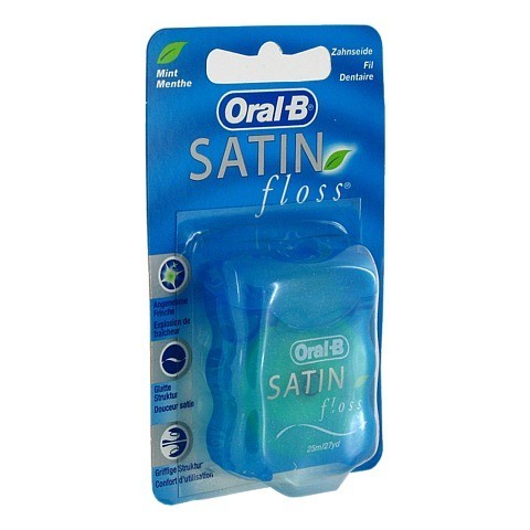 ORAL B Zahnseide SATINfloss blau Blisterkarte 1 Stck