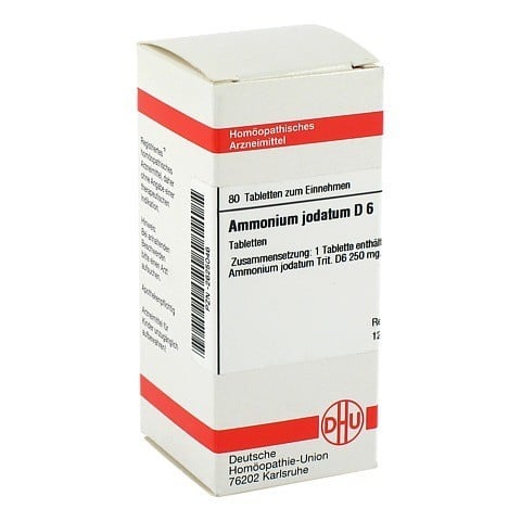 AMMONIUM JODATUM D 6 Tabletten 80 Stück N1