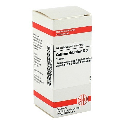 CALCIUM CHLORATUM D 3 Tabletten 80 Stck N1