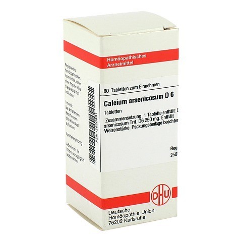 CALCIUM ARSENICOSUM D 6 Tabletten 80 Stck N1
