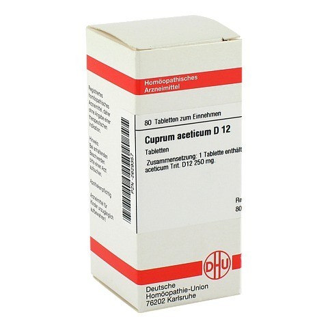 CUPRUM ACETICUM D 12 Tabletten 80 Stck N1