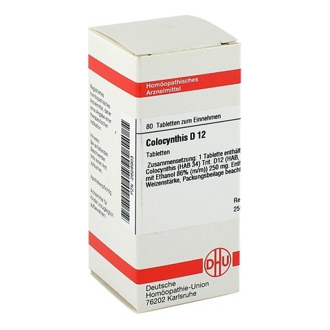 COLOCYNTHIS D 12 Tabletten 80 Stck N1