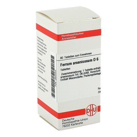 FERRUM ARSENICOSUM D 6 Tabletten 80 Stück N1