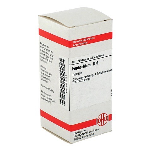 EUPHORBIUM D 6 Tabletten 80 Stck N1