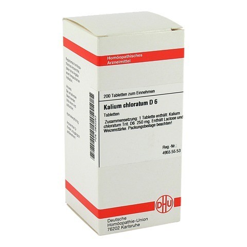 KALIUM CHLORATUM D 6 Tabletten 200 Stck N2