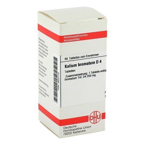 KALIUM BROMATUM D 4 Tabletten 80 Stck N1