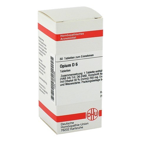 OPIUM D 6 Tabletten 80 Stück N1