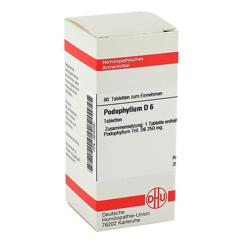 PODOPHYLLUM D 6 Tabletten 80 Stck N1