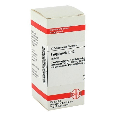 SANGUINARIA D 12 Tabletten 80 Stück N1