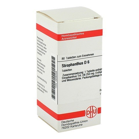 STROPHANTHUS D 6 Tabletten 80 Stück N1