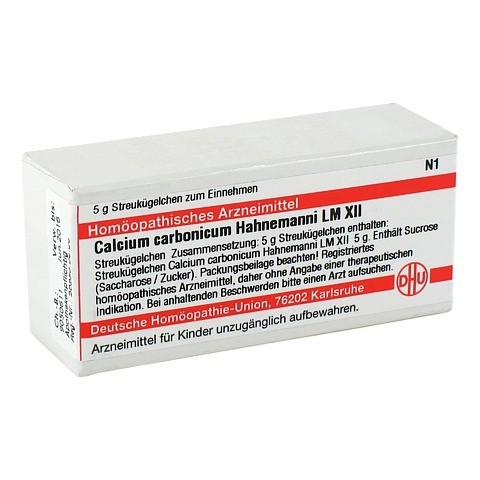 CALCIUM CARBONICUM Hahnemanni LM XII Globuli 5 Gramm N1