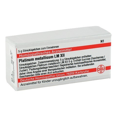 PLATINUM METALLICUM LM XII Globuli 5 Gramm N1