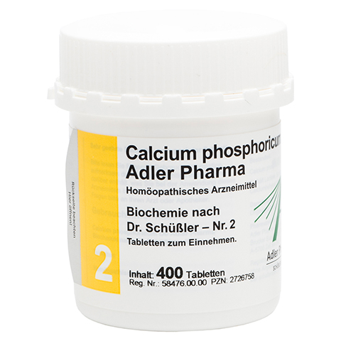 BIOCHEMIE Adler 2 Calcium phosphoricum D 6 Tabl. 400 Stück