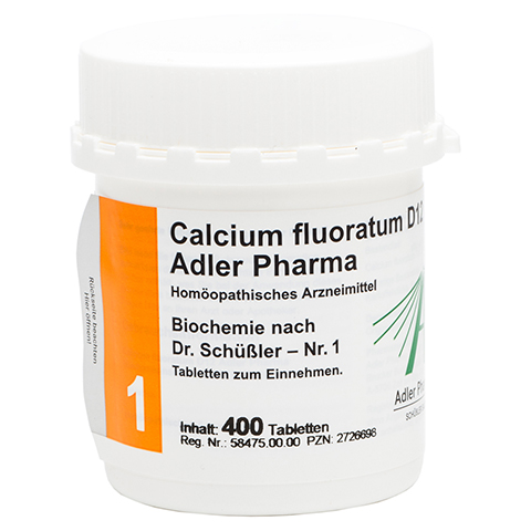 BIOCHEMIE Adler 1 Calcium fluoratum D 12 Tabletten 400 Stück