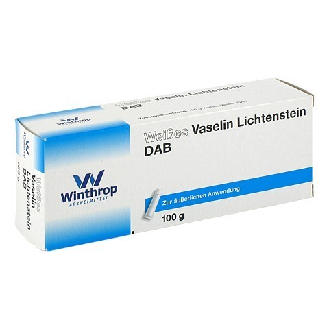 VASELINE WEISS DAB 10 Lichtenstein 100 Gramm