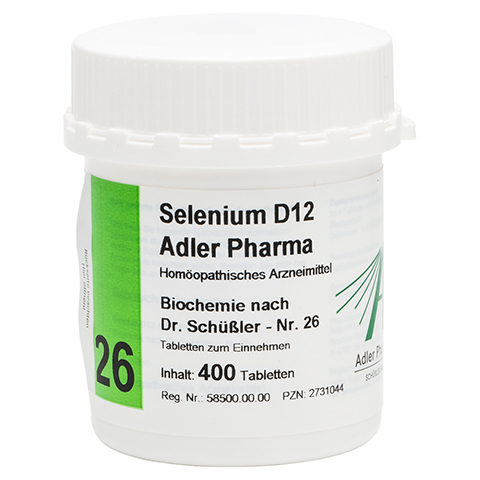 BIOCHEMIE Adler 26 Selenium D 12 Tabletten 400 Stück