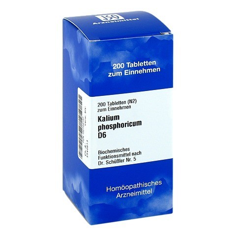 BIOCHEMIE 5 Kalium phosphoricum D 6 Tabletten 200 Stck N2