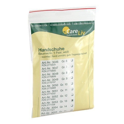 HANDSCHUHE Baumwolle Gr.13 2 Stck