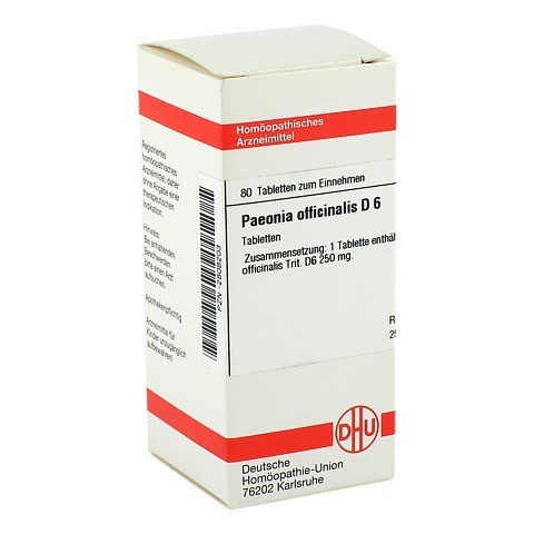 PAEONIA OFFICINALIS D 6 Tabletten 80 Stück N1