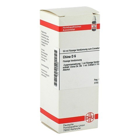 CHINA D 6 Dilution 50 Milliliter N1