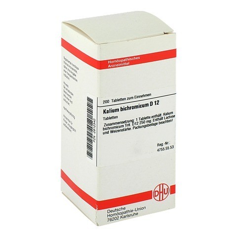KALIUM BICHROMICUM D 12 Tabletten 200 Stck N2