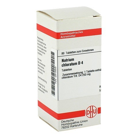 NATRIUM CHLORATUM D 4 Tabletten 80 Stck N1