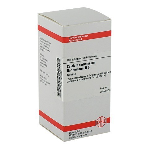 CALCIUM CARBONICUM Hahnemanni D 6 Tabletten 200 Stck N2