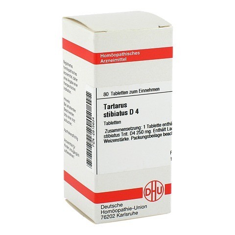 TARTARUS STIBIATUS D 4 Tabletten 80 Stück N1