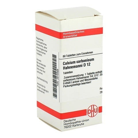 CALCIUM CARBONICUM Hahnemanni D 12 Tabletten 80 Stück N1